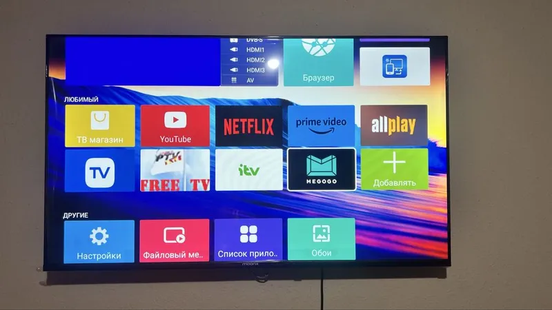 Телевизор MOONX новый 43 smart FHD tv full комплект — фото 2