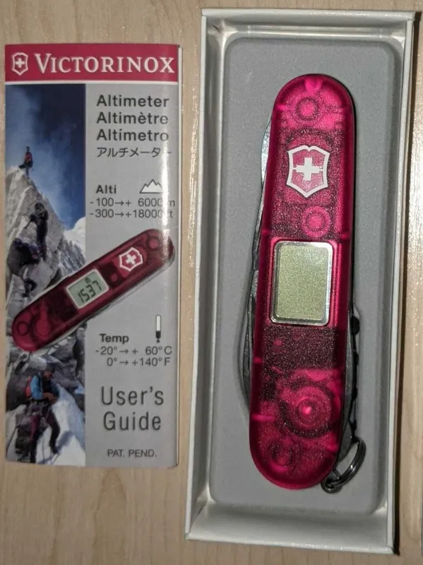 victorinox altimeter thermometer 1.3714 AT