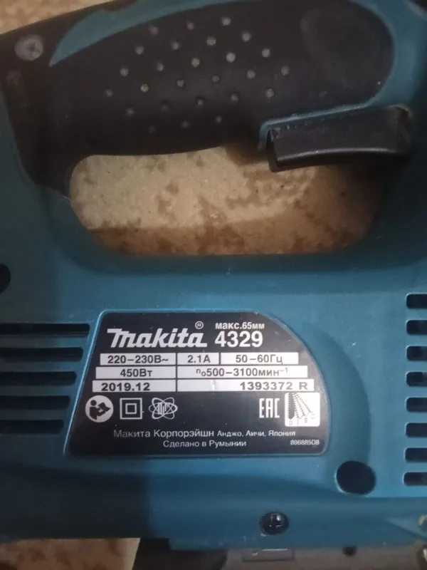Лобзик Makita 4329 оригинал. 3 Лобзик Makita 4329 оригинал. 3