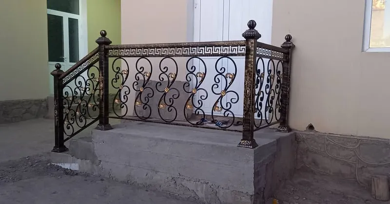Svarka xizmati naves tom yopish reshotka temir darvoza eshik 5