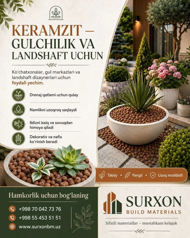 "Surxon Build Materials" korxonasidan ajoyib taklif! 2 "Surxon Build Materials" korxonasidan ajoyib taklif! 2