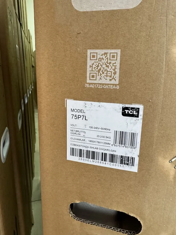 Телевизор TCL 75/85/98 P7L P8L New 2026 Smart 4K Гарантия Доставка ест — фото 1