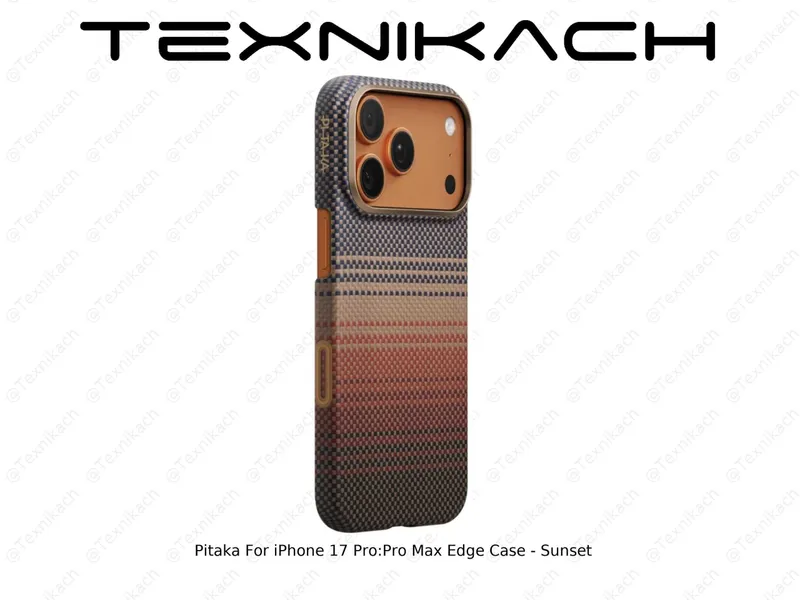 Новый. Pitaka For iPhone 17 Pro/Pro Max Edge Case Доставка 6