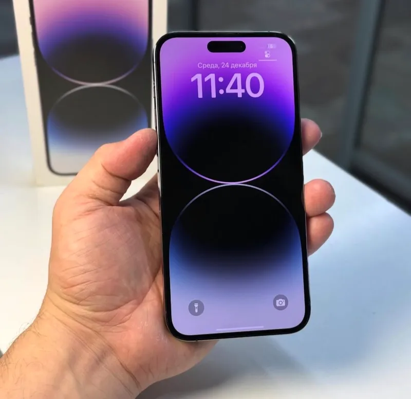 iPhone 14 ProMax 512Gb Pruple Akk: 88% Kelwamiz — фото 1