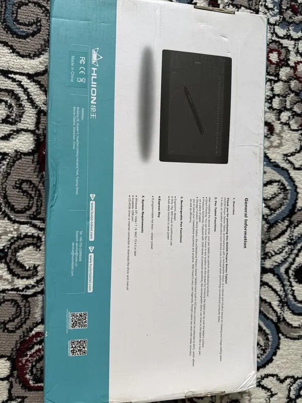 Графический планшет Huion New 1060 Plus 2