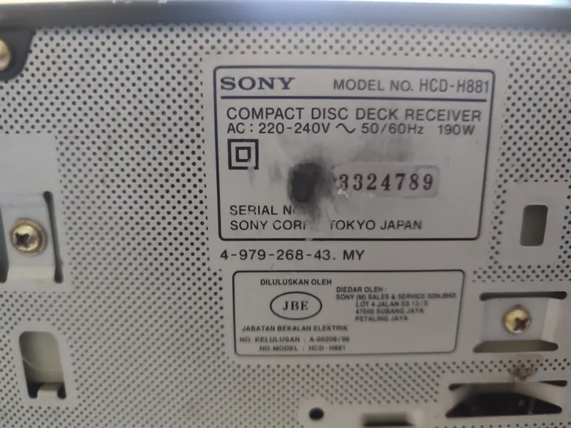 Музыкальный центр Sony G88 япония — фото 5