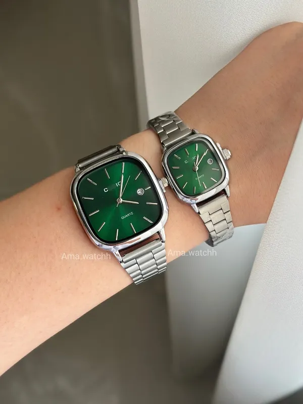 Soat casio, para juft soatlar zamonaviy kvadrat — фото 1