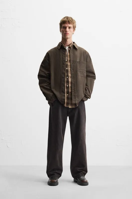 Верхняя рубашка Zara L 2 Верхняя рубашка Zara L 2