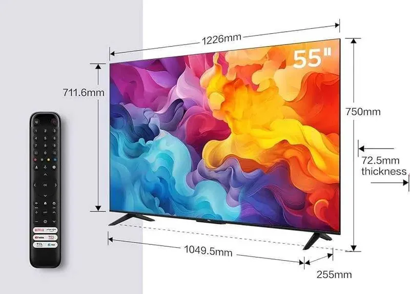 Телевизор TCL 55 4k LED Smart Google TV 2025 новый модель + доставка — фото 3