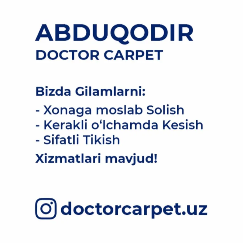 Gilam ustasi Gilam tikish kesish DC 3 Gilam ustasi Gilam tikish kesish DC 3