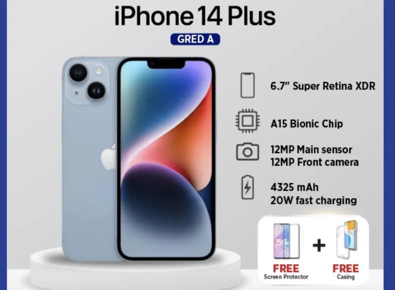 iPhone 14 Plus 128 ГБ, аккумулятор 74% 2 iPhone 14 Plus 128 ГБ, аккумулятор 74% 2