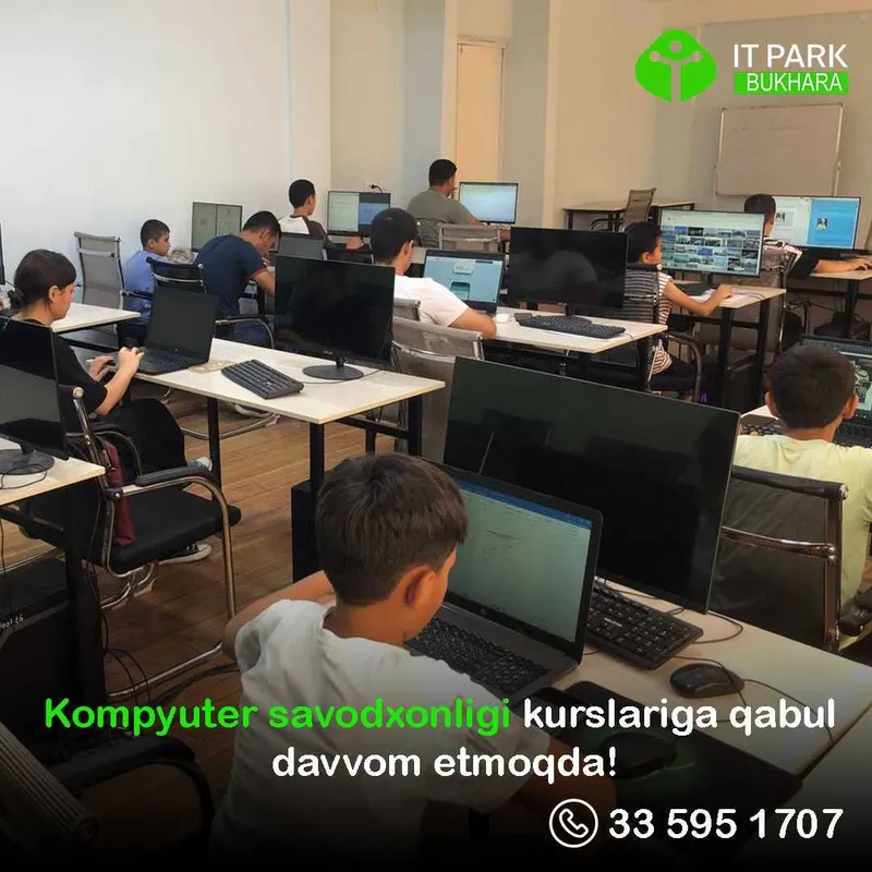 Kompyuter kurslariga qabul davom etmoqda!