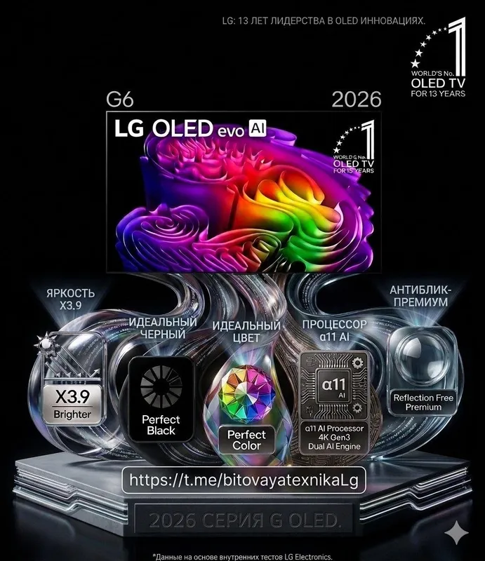 LG OLED EVO AI (Series C6RLA / G6RLA Premium) 2026 — фото 1