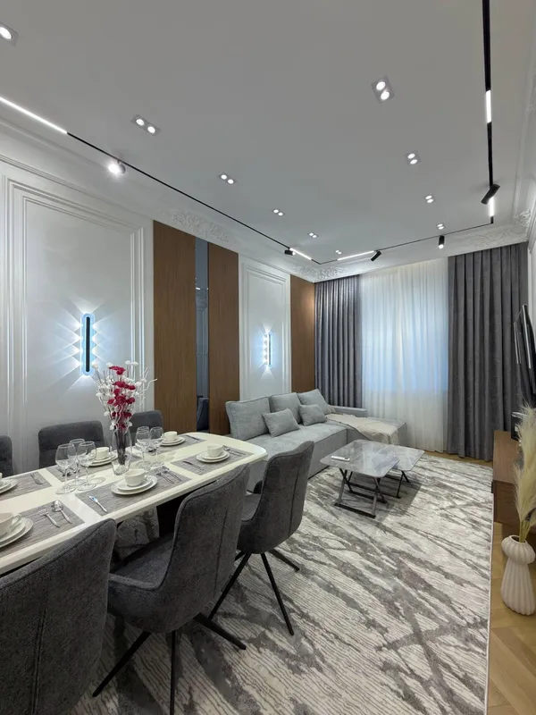 2-комнатная квартира в ЖК Sayram Avenue, 59 м², с ремонтом — фото 1