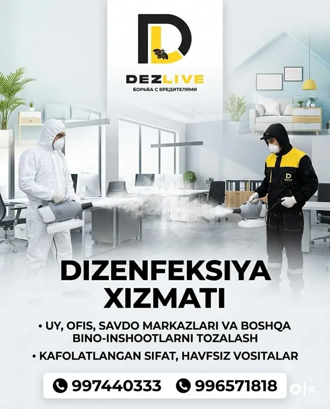 Dezinfeksiya xizmati | Suvarak, qandala, kemiruvchilar 2 Dezinfeksiya xizmati | Suvarak, qandala, kemiruvchilar 2