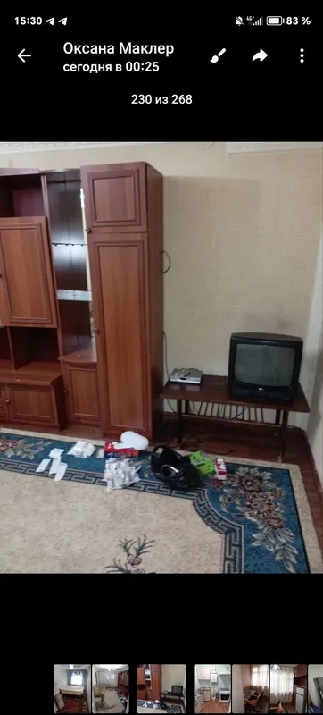 Shoshilinch 2 xonali kvartira ijaraga beriladi, mo‘ljal: Oktyabr 7