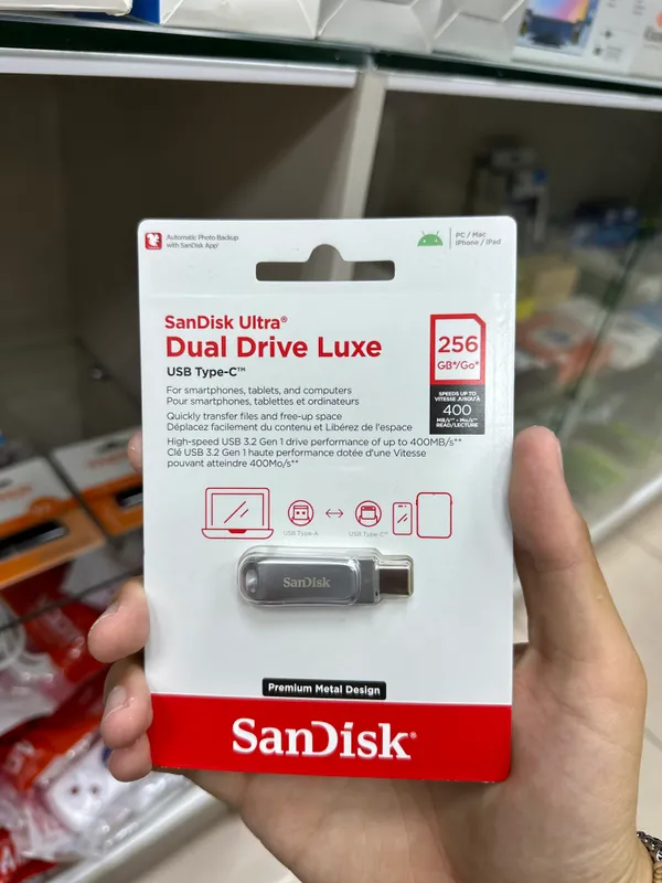 fleshka sandisk dual drive luxe 256gb