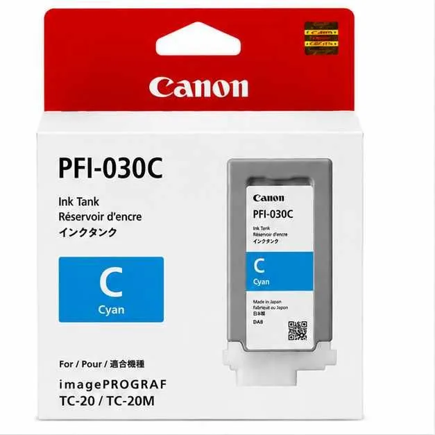 ! Картридж Canon PFI-030C Cyan для imagePROGRAF TC-20 и TC-20M