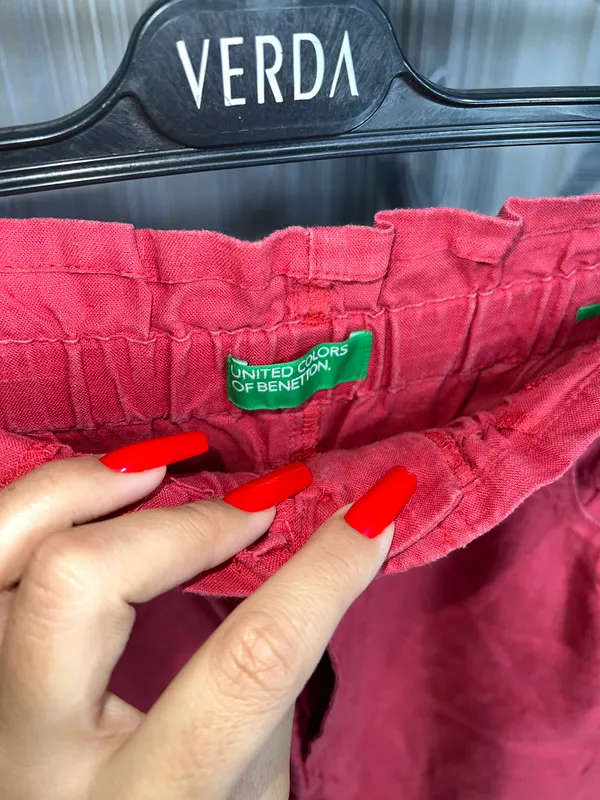 Льняной костюм Benetton 4