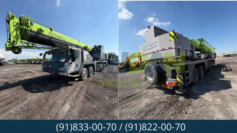 Автокран Zoomlion ZTC500H5-2 50 тонналик энг фулл модел янги заводдан