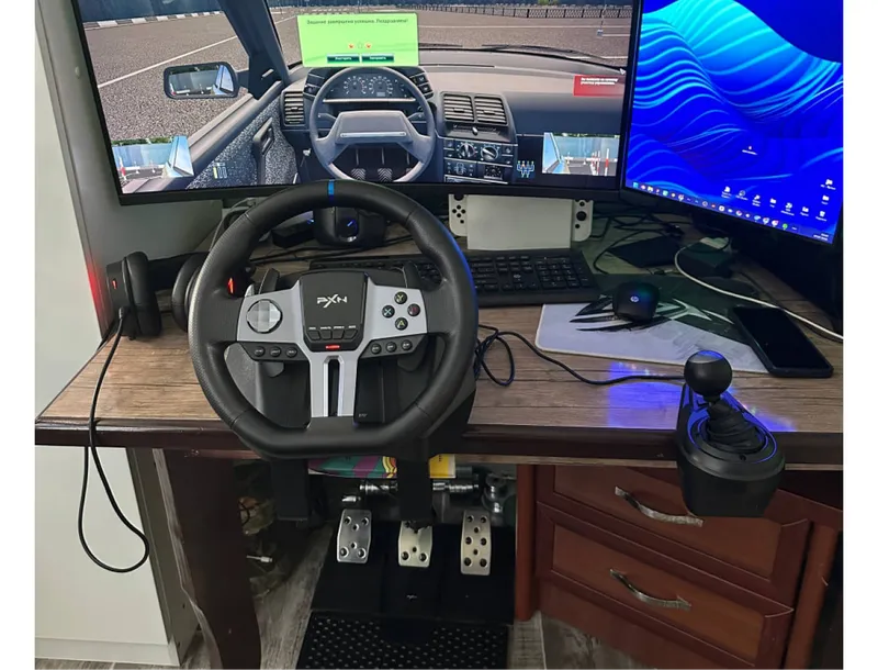 Игровой руль - PXN v9 2 gen, 900° и 270°, 3 педали 2 Игровой руль - PXN v9 2 gen, 900° и 270°, 3 педали 2