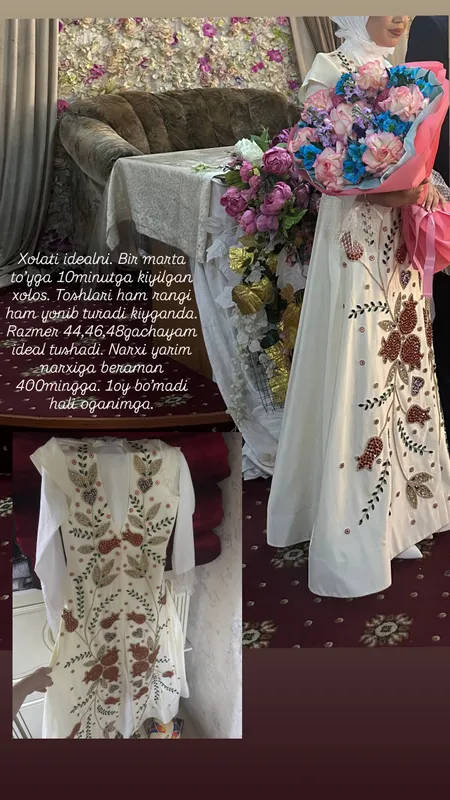 Yengi bir martagina kiyilgan ansambil komplekt