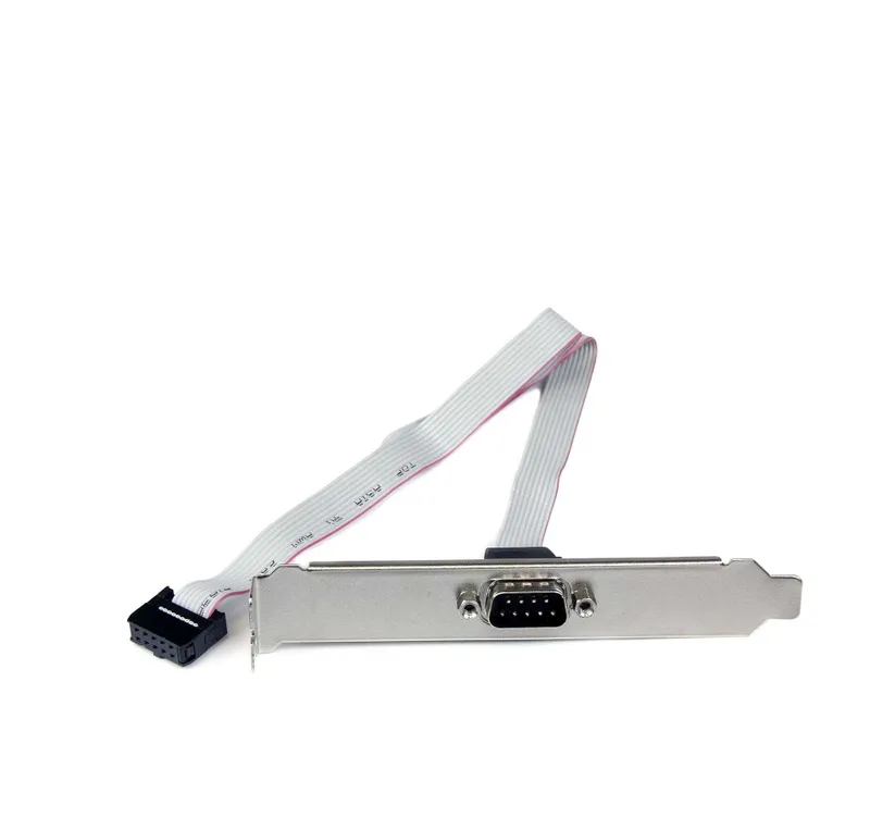 RS232 COM 9-pin dan IDC10 ga ulanish paneli RS232 COM 9-pin dan IDC10 ga ulanish paneli