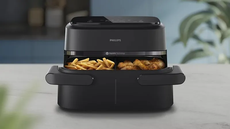 Аэрогриль Philips NA150, с 2 корзинами, 2450Вт, 7л 6 Аэрогриль Philips NA150, с 2 корзинами, 2450Вт, 7л 6