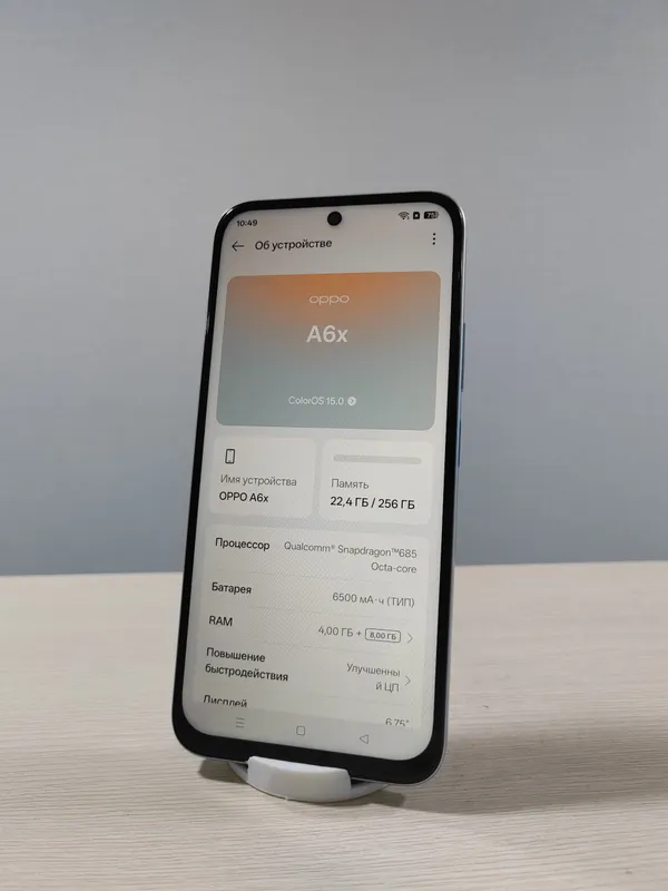 Продаю телефон OPPO A6x (12/256 ГБ) очень дёшево! 3