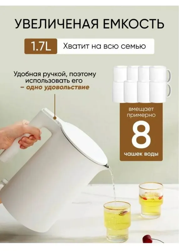 Электрический чайник Xiaomi smart kettle pro. — фото 1
