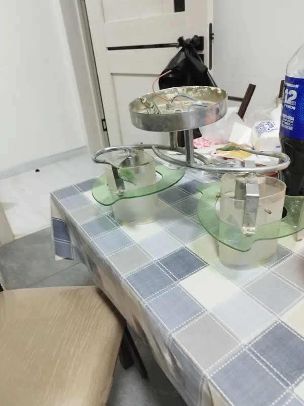 люстра двухрожковая
