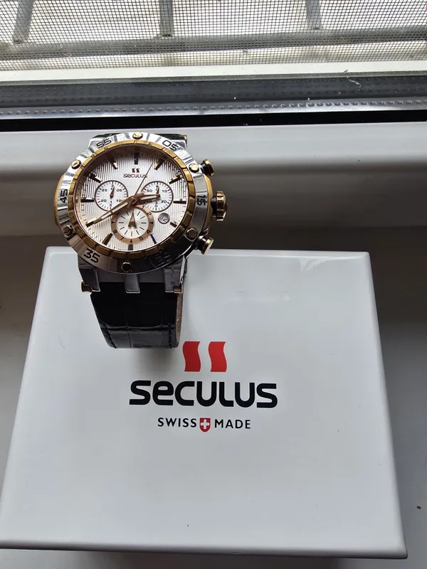 Продам Швейцарские оригинальные мужские часы Seculus — фото 1