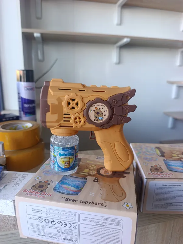 Pufak pistolet o'yinchoq, пистолет пузырь игрушка