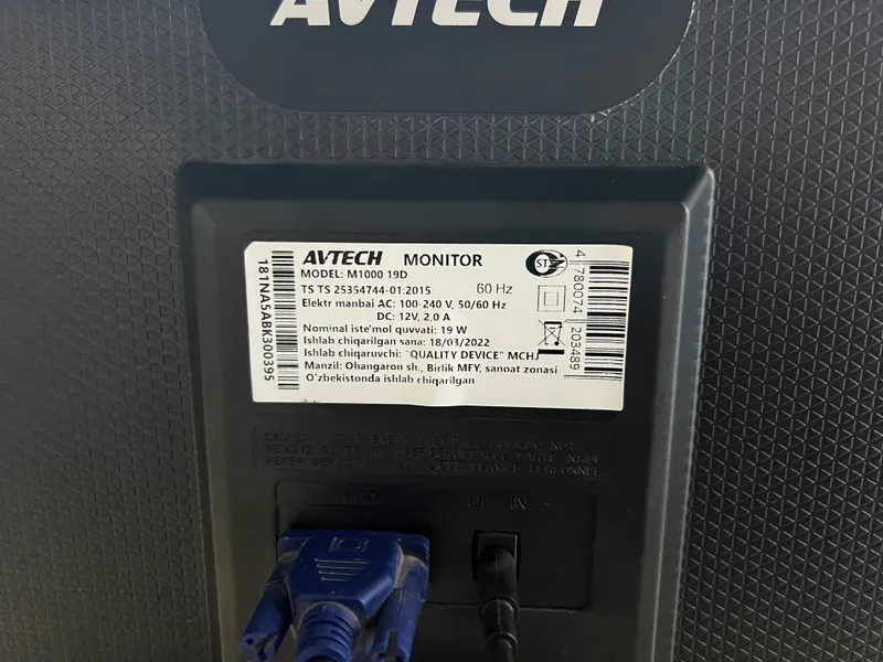 Монитор AVTECH LED 19 3 Монитор AVTECH LED 19 3