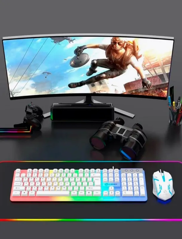 RGB yoritgichli Kompyuter klaviaturasi sotiladi — фото 1