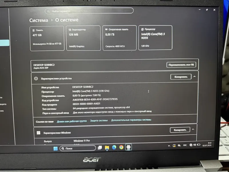 Acer Aspire AL15-33P 7 Acer Aspire AL15-33P 7