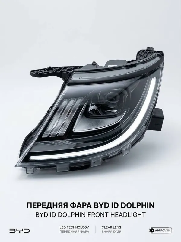 BYD dolphin передние фары левая сторона рулевая