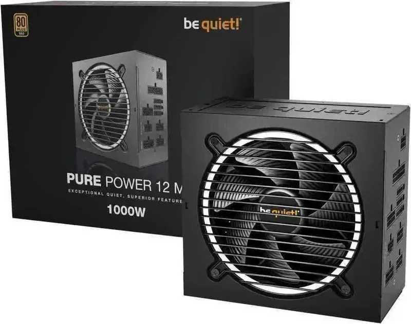 Блок питания 1000w GOLD Be quiet! PURE POWER 12 M 3.0 Блок питания 1000w GOLD Be quiet! PURE POWER 12 M 3.0