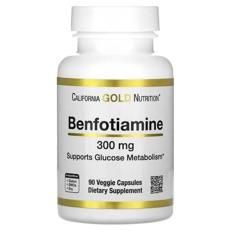 California Gold Benfotiamine бенфотиамин — фото 2