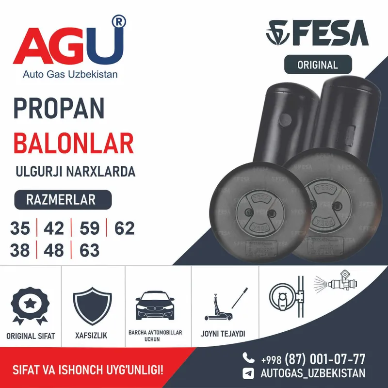 AGU Metan va Propan Balonlar