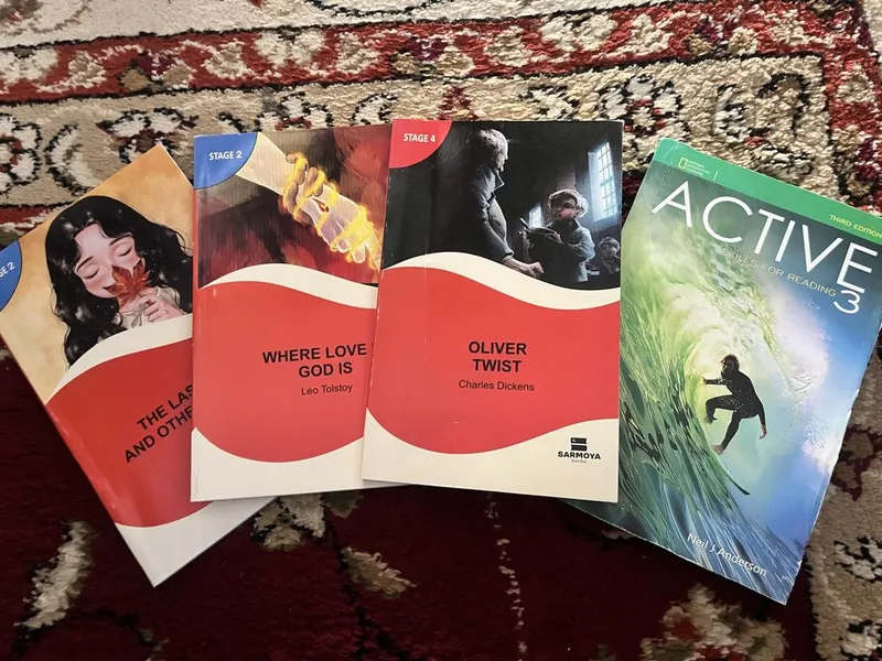 Книги на Английском языке, 3 книги это сказки, зеленая для заданий 1 Книги на Английском языке, 3 книги это сказки, зеленая для заданий 1