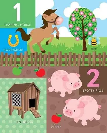 123 Numbers english book for kids 2