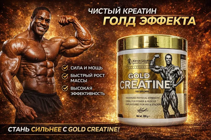 KEVIN LEVRONE GOLD CREATINE — ЧИСТАЯ МОЩЬ