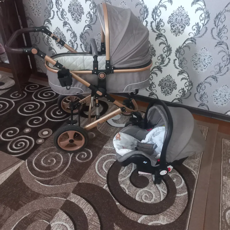 детская коляска и автокресло (luxmom) 1 детская коляска и автокресло (luxmom) 1