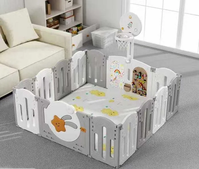Детский манеж 160x160 с кольцом и ковриком 1 см