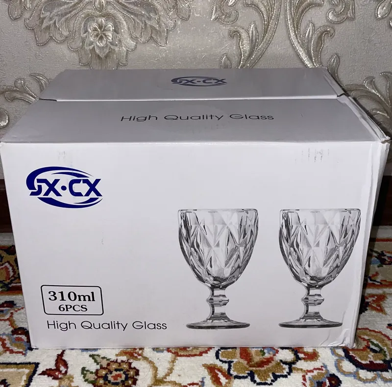 Фужеры в золотистом цвете (310 ml) 6 шт 1 Фужеры в золотистом цвете (310 ml) 6 шт 1