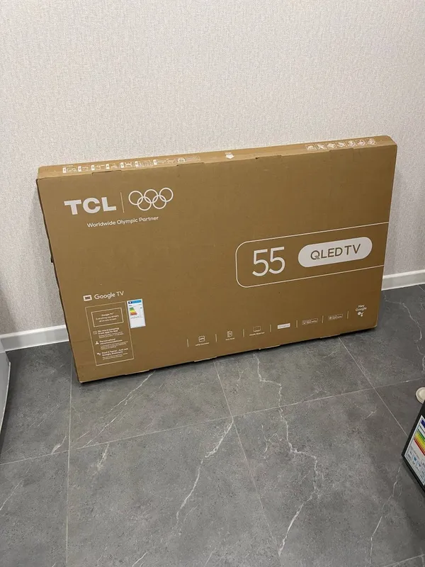 Karobka ni ózi TCL 55 T6D modeliniki Каробка только 1
