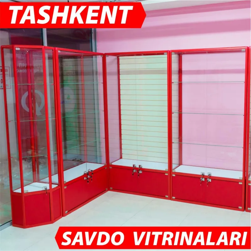 Витрина, стеллаж savdo uskunalari, prilavkalar, торговое оборудование Витрина, стеллаж savdo uskunalari, prilavkalar, торговое оборудование