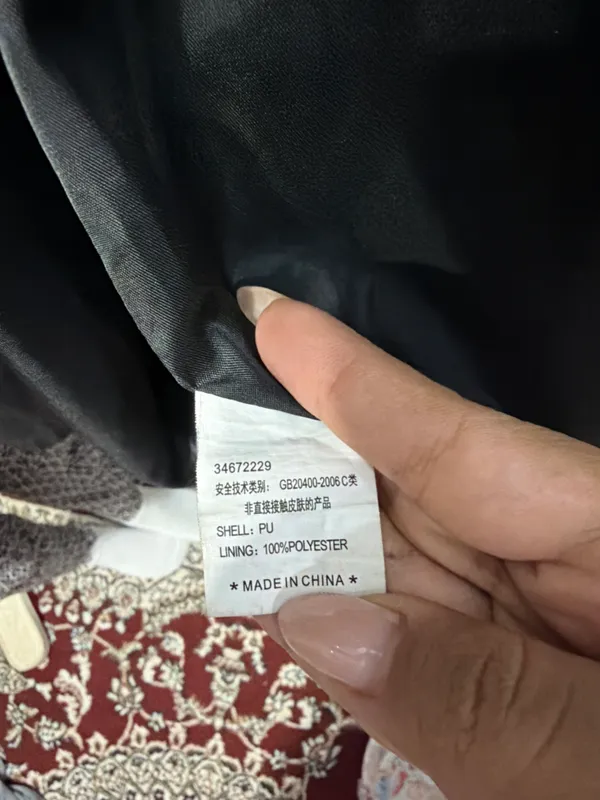 ayollar charm kurtkasi, S o‘lcham 4