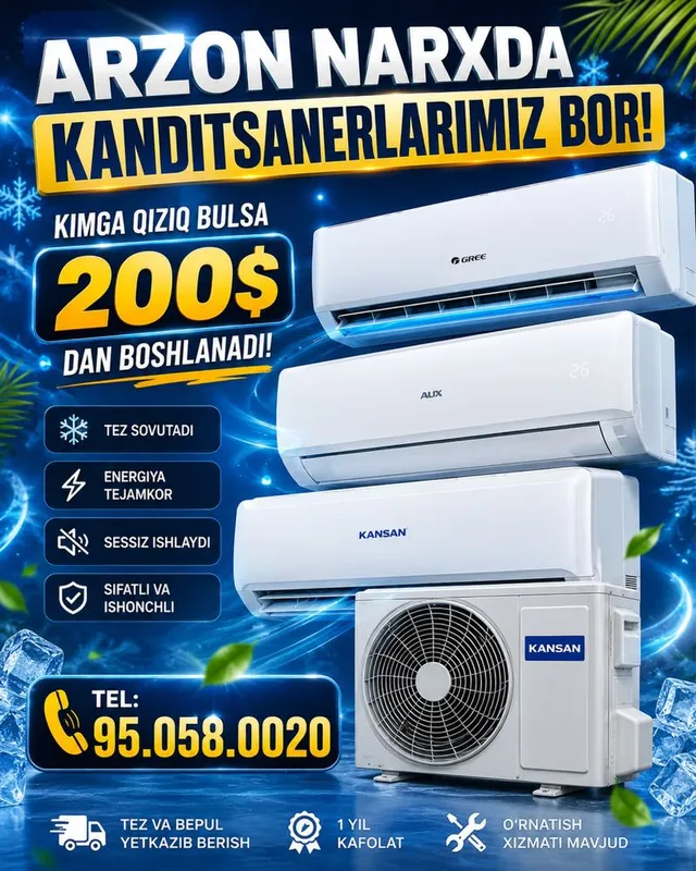 Arzon kansanerlar bor Arzon kansanerlar bor